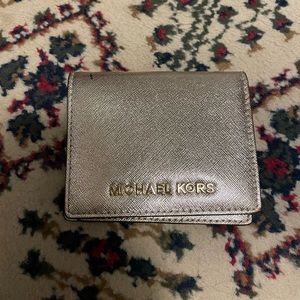 Michael Kors Gold Wallet